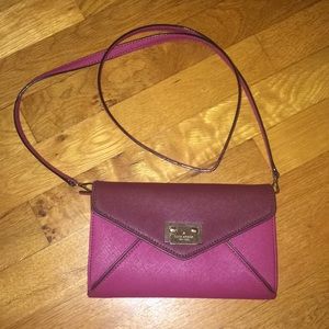KATE SPADE Magenta Crossbody EUC used only once!